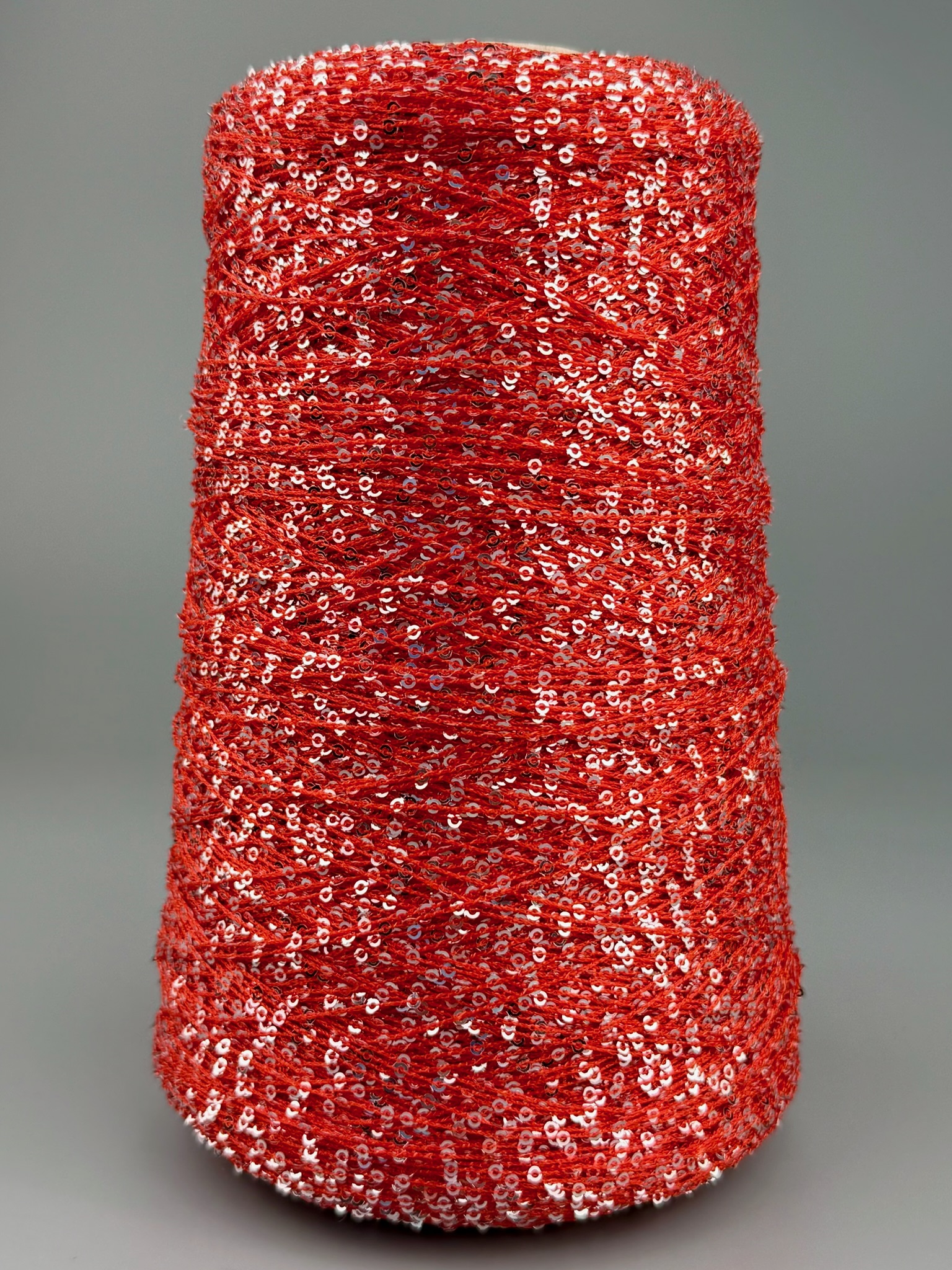 Cofil Antares Special – Fil décoratif à paillettes col. Rouge Brillant photo 2